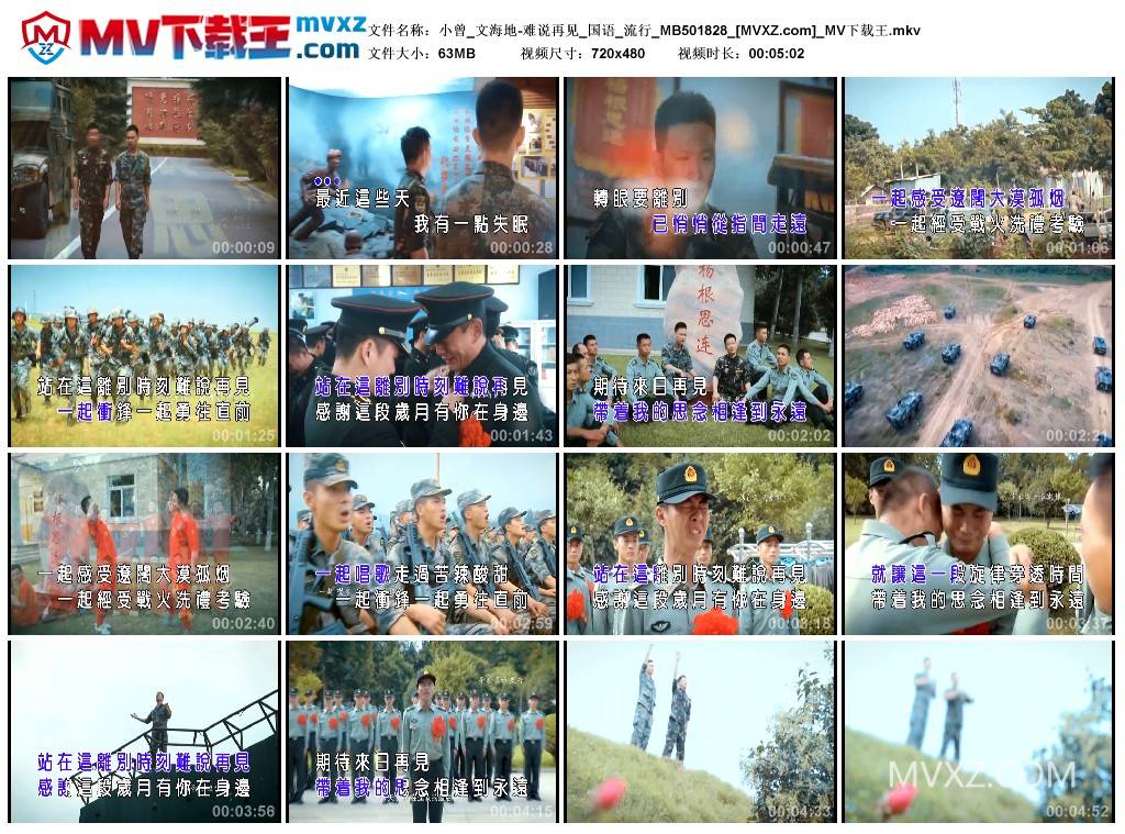 小曾_文海地-难说再见_国语_流行_MB501828